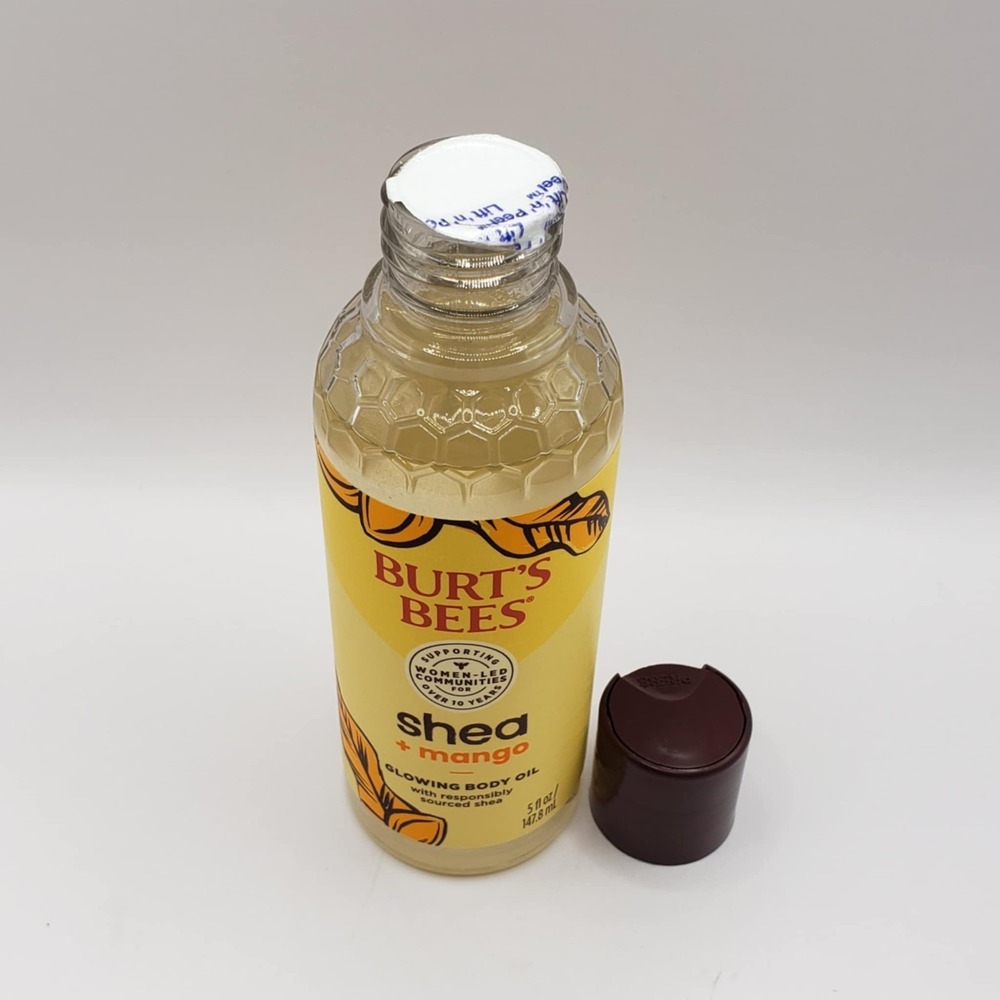 Burt's Bees Shea + Mango Glowing Body Oil One Bottle 5 Fl Oz - Picture 5 of 5